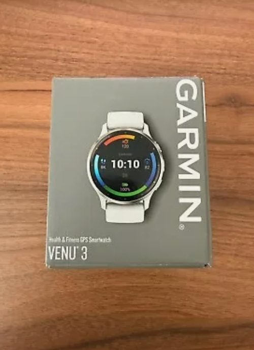 Garmin Venu 3 Steinweiss Silber 45mm Sport & Outdoor